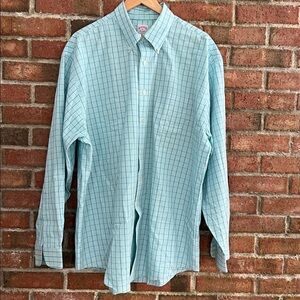 Brooks Brothers Light Blue Grid Shirt